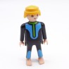 Playmobil 39940 Homme Plongeur Noir Vert et Bleu