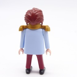 Playmobil 39942 Homme Prince Bleu et Rouge Foncé épaulettes dorées