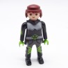 Playmobil 39945 Femme Noir Vert Gris agent Secret Espion