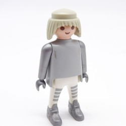 Playmobil 39946 Homme Blanc et Gris avec Grosses Chaussures Grises