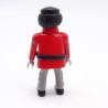 Playmobil 39947 Homme Rouge Gris Ceinture Noire Col Rouge
