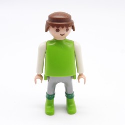Playmobil 39948 Homme gros Ventre Vert blanc et Argent