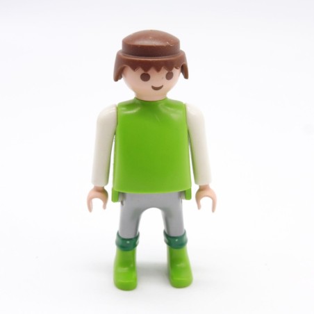 Playmobil 39948 Homme gros Ventre Vert blanc et Argent