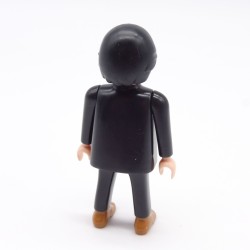 Playmobil 33613 Homme Costume Noir et Gris avec Cravate et Lunettes Noires