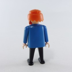 Playmobil 26280 Homme Noir Bleu Gros Vente Barbe Bandeau Œil Jaunissement