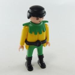 Playmobil 26121 Homme Chevalier Vert et Jaune Bottes Noires