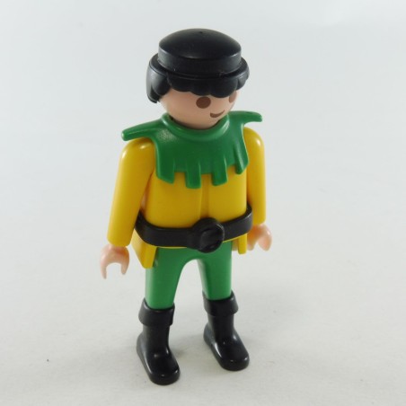 Playmobil 26121 Homme Chevalier Vert et Jaune Bottes Noires
