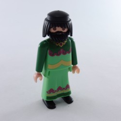 Playmobil 28638 Homme Roi Mage Robe Verte 3365 3997