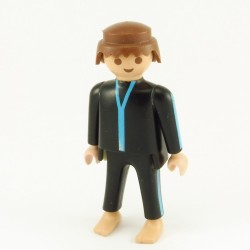 Playmobil 21864 Homme Plongeur Noir et Bleu