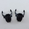 Playmobil 27021 Lot de 2 Barbes Noires Style Pirate