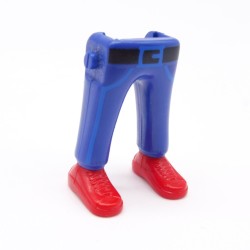 Playmobil 39953 Paire de Jambes Jeans Bleu Ceinture Noire Chaussures Rouges