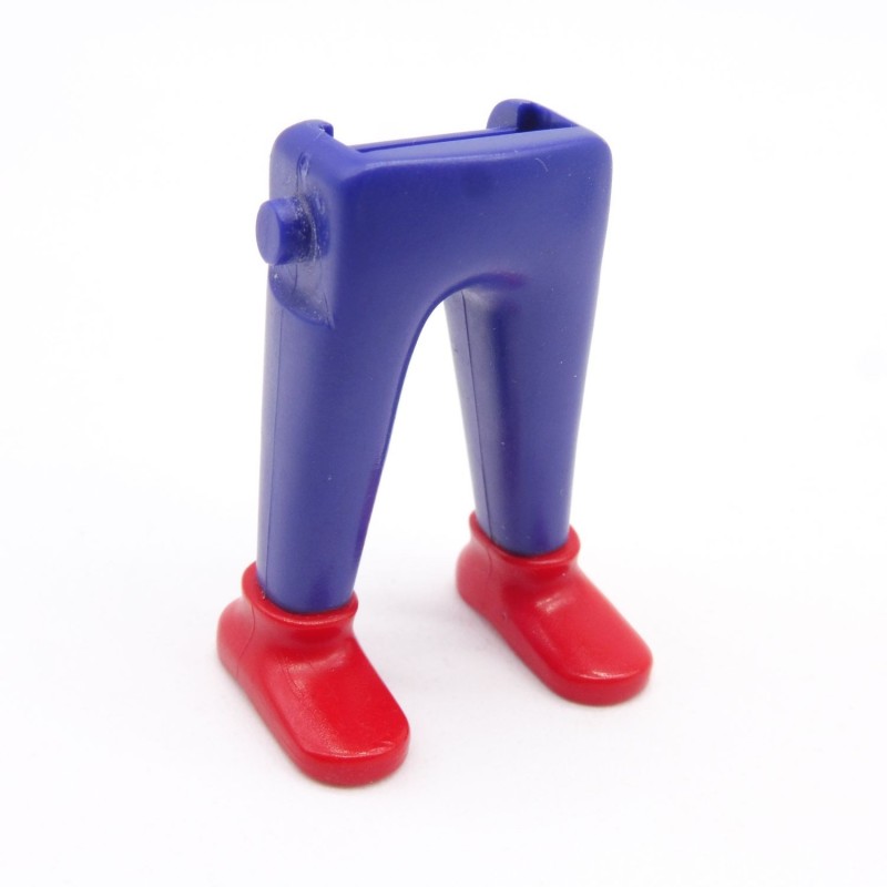 Playmobil 39956 Paire de Jambes Bleu Foncé Chaussures Rouges Médiévales