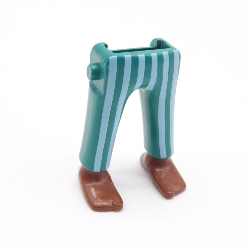 Playmobil 39971 Paire de Jambes Vert émeraude Bleu Ciel Pieds Nus Africain