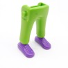 Playmobil 39973 Paire de Jambes Vert Clair Baskets Violettes