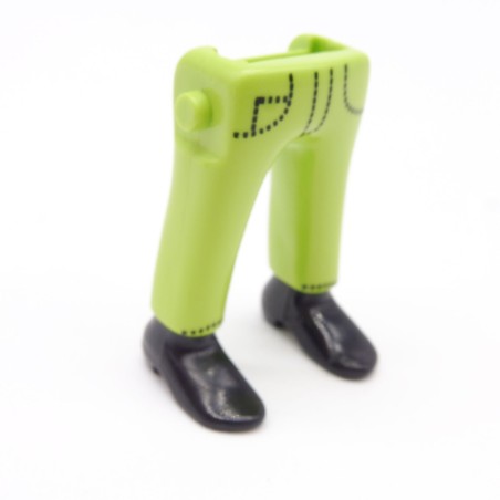 Playmobil 39978 Paire de Jambes Vert Clair Chaussures Noires