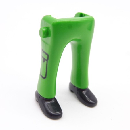 Playmobil 39979 Paire de Jambes Vert Poches Chaussures Noires