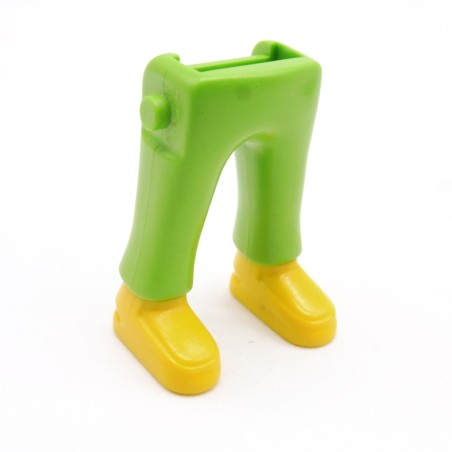 Playmobil 39981 Paire de Jambes Vert Clair Grosses Chaussures Jaunes