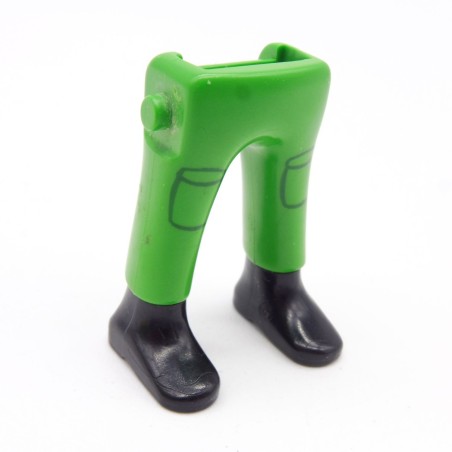 Playmobil 39982 Paire de Jambes Vert Poches Bottines Noires