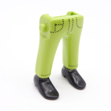 Playmobil 39984 Paire de Jambes Vert Clair Chaussures Noires