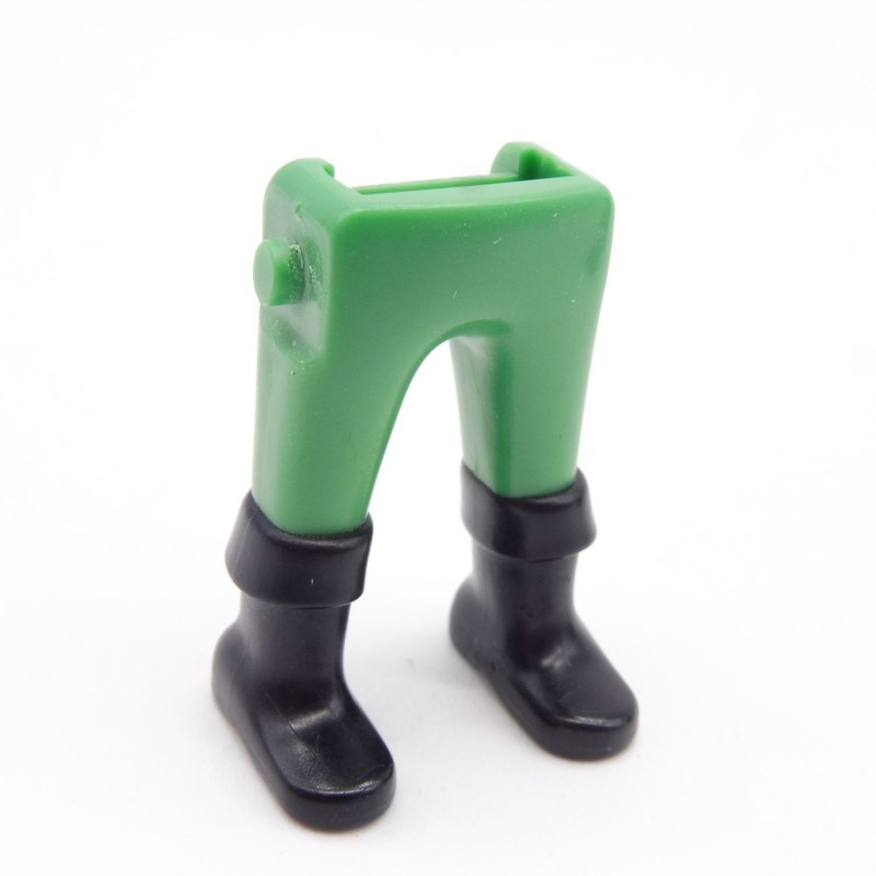 Playmobil 39985 Paire de Jambes Vert Bottes Noires