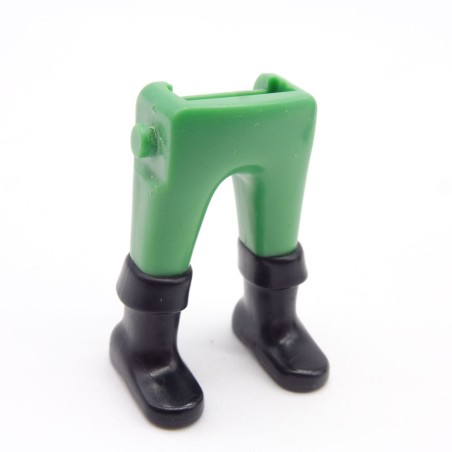 Playmobil 39985 Paire de Jambes Vert Bottes Noires