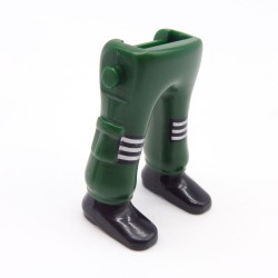 Playmobil 39986 Paire de Jambes Vert Foncé Poches Chaussures Noires