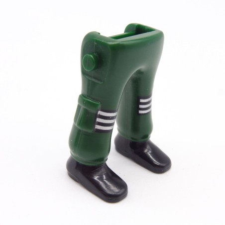 Playmobil 39986 Paire de Jambes Vert Foncé Poches Chaussures Noires