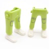 Playmobil 39987 Lot de 2 Paires de Jambes Vert Clair Baskets Blanches
