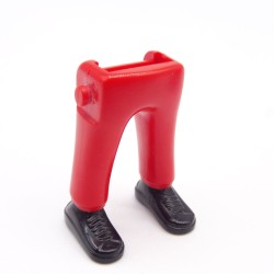 Playmobil 39989 Paire de Jambes Rouge Baskets Noires