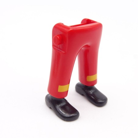 Playmobil 39995 Paire de Jambes Rouge Jaune Chaussures Noires