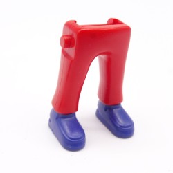 Playmobil 39997 Paire de Jambes Rouge Grosses Chaussures Bleues