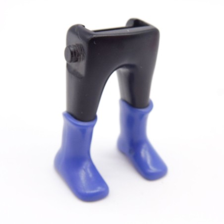 Playmobil 39998 Paire de Jambes Noir Bottes Bleues