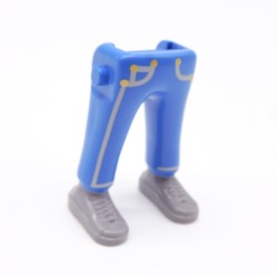 Playmobil 40011 Paire de Jambes Jeans Bleu Baskets Grises