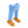 Playmobil 40015 Paire de Jambes Bleu Clair Baskets Oranges