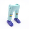Playmobil 40016 Paire de Jambes Bleu Clair Jaune Baskets Bleues
