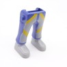 Playmobil 40024 Paire de Jambes Bleu Jaune Gris Grosses Chaussures Grises