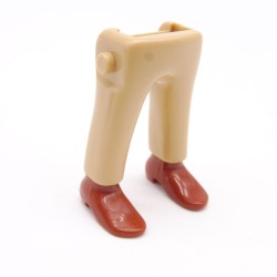 Playmobil 40030 Paire de Jambes Marron Clair Chaussures Marrons