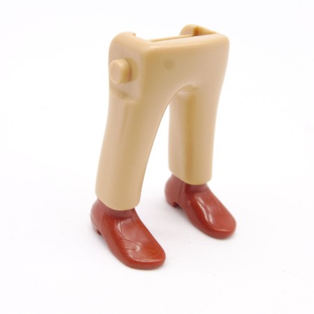 Playmobil 40030 Paire de Jambes Marron Clair Chaussures Marrons