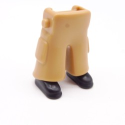 Playmobil 40032 Paire de Jambes Marron Clair Baggy Chaussures Noires