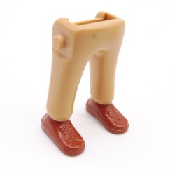 Playmobil 40035 Paire de Jambes Marron Clair Baskets Marrons