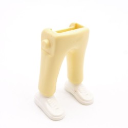 Playmobil 40047 Paire de Jambes Jaune Paille Baskets Blanches