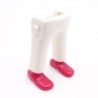 Playmobil 40059 Paire de Jambes Blanc Chaussures Roses
