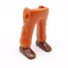 Playmobil 40062 Paire de Jambes Orange Foncé chaussures Marrons