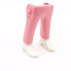 Playmobil 40064 Paire de Jambes Rose Chaussures Blanches