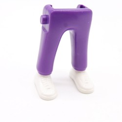 Playmobil 40068 Paire de Jambes Violet Baskets Blanches