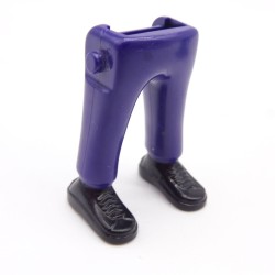 Playmobil 40071 Paire de Jambes Violet Baskets Noires