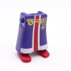 Playmobil 40073 Paire de Jambes Violet Rouge Blanc Robe Chaussures Rouges