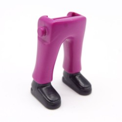 Playmobil 40074 Paire de Jambes Violet Grosses Chaussures Noires