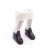 Playmobil 40079 Paire de Jambes Blanc Gris Grosses Chaussures Noires