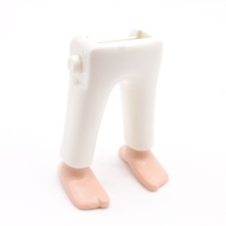 Playmobil 40085 Paire de Jambes Blanc Pieds Nus
